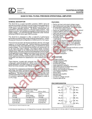 ALD4702SB datasheet  